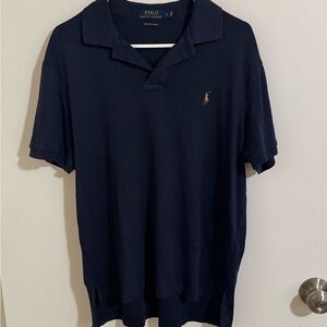 Ralph Lauren Men's Dark Blue Polo Shirt